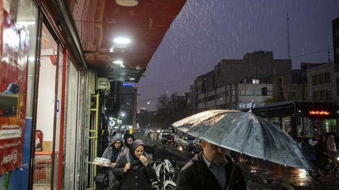 آغاز بارشهای پاییزی در ایران