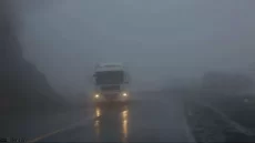 مه‌گرفتگی و ترافیک سنگین در جاده‌های شمال