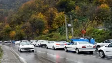 ترافیک سنگین در محور چالوس و آزادراه‌های اطراف تهران