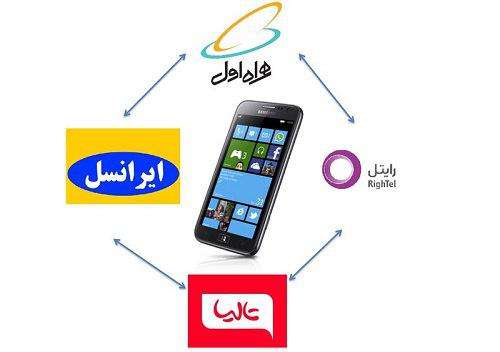 کارنامه 3 اپراتور موبایل در آزمون ترابردپذیری