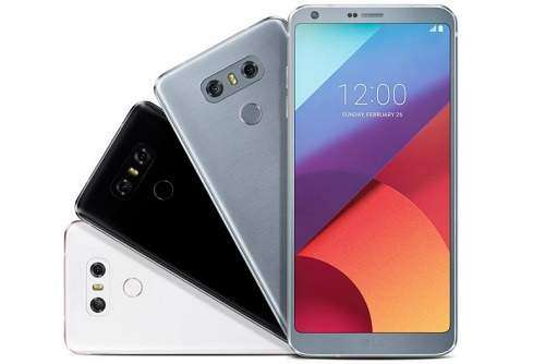 تصویری از رنگبندی ال جی G6 پیش از رونمایی