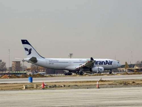 ورود نخستین ایرباس قارهپیمای شرکت هما به فرودگاه مهرآباد