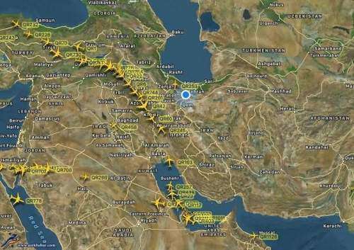 پروازهای قطری از امروز به آسمان ایران منتقل شد