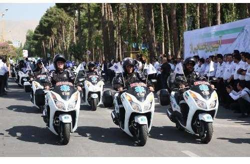 رونمایی از 200 دستگاه موتور لانس در تهران