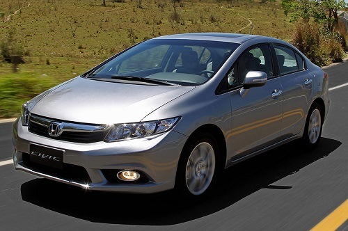 اعلام ارزش سواريهاي HONDA CIVIC سال 2014