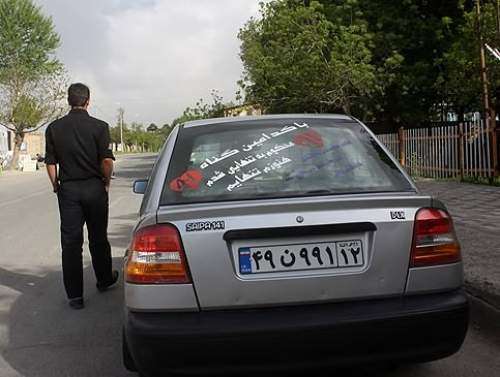 جریمه هرگونه شعرنویسی بر روی خودروها اعلام شد
