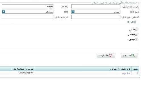 داتیس خودرو مجوز و نمایندگی ولوو را دارد؟