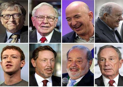 روایتی از ثروتمندترین افراد جهان در سال 2017