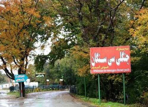 پارك جنگلی سیسنگان تكهتكه ميشود