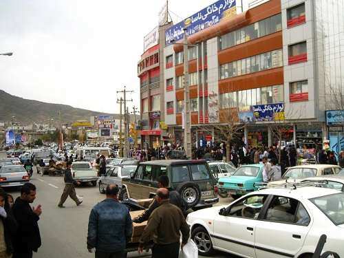 اعتصاب بازاریان بانه و بسته شدن بازار