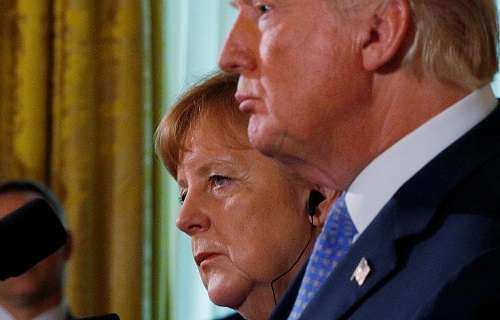 دفاع مشروط آنگلا مرکل از برجام در دیدار با ترامپ