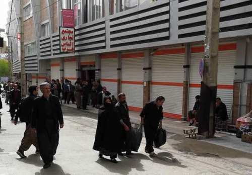 گزارشی از اعتصاب بزرگترين بازار تجاری غرب كشور