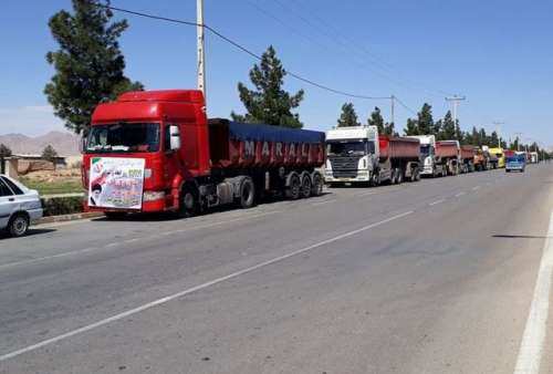 اطلاعیه مهم انجمن‌ صنفی کامیون‎داران برای پایان اعتصاب