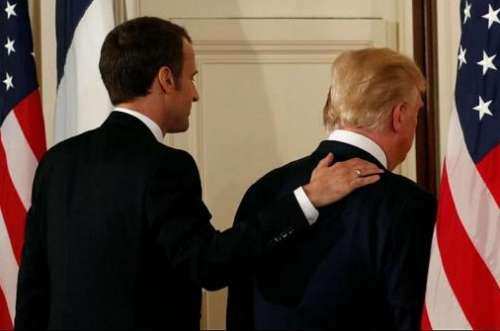 تنش میان ترامپ و امانوئل ماکرون رئیس جمهوری فرانسه