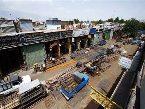 اعتصاب آهن فروشان در بازار آهن تهران