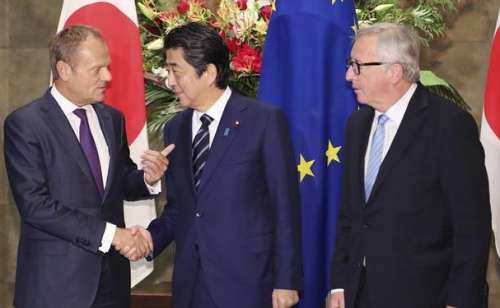 توافق بر سر پیمان تجارت آزاد بین ژاپن و اتحادیه اروپا