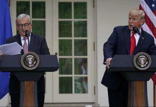 آغاز مذاکرات برای کاهش تعرفههای تجاری بین اروپا و آمریکا