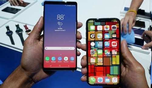 مقایسه گلکسی نوت 9 و آیفون X