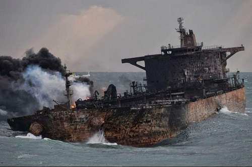 یکسال از غرق شدن نفتکش سانچی گذشت + فیلم