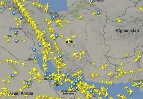 میزان هزینه هواپیماهای خارجی برای عبور از آسمان ایران