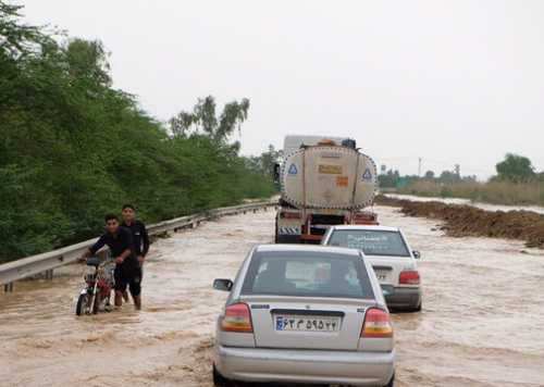 سیلاب به ورودی اهواز رسید