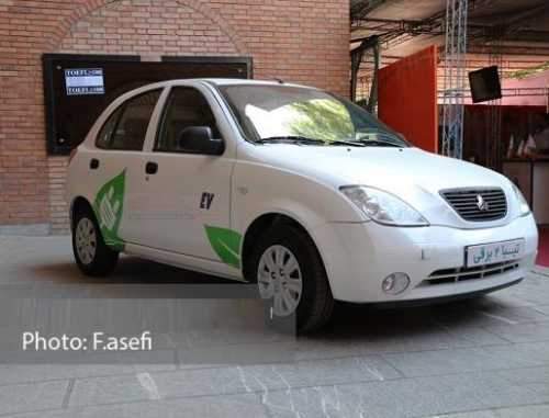 خودروی تیبا 2 برقی رونمایی شد