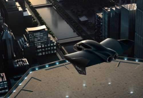 ماشین پرنده پورشه!