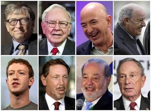 10 ثروتمند بزرگ جهان معرفی شدند