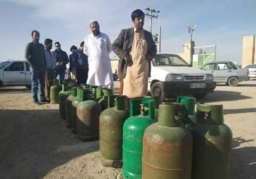 کپسول گاز مرزنشینان در بساط قاچاقچیان