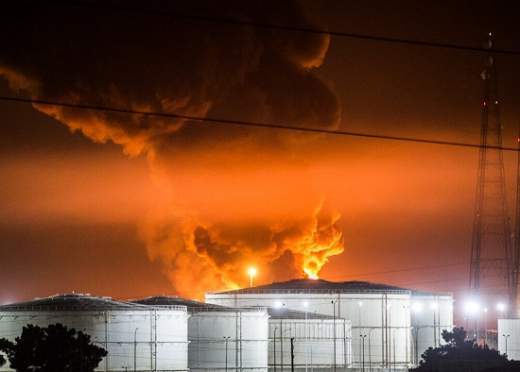 20 هزار بشکه گازوئیل در پالایشگاه نفت تهران دود شد