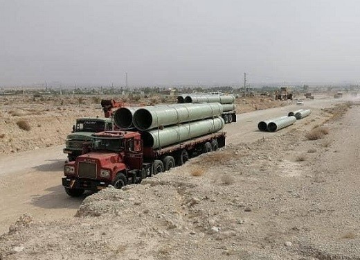 آغاز عملیات لولهگذاری طرح انتقال آب دریا به استان فارس