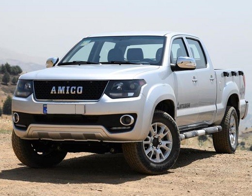 لیست مشخصات و امکانات پیکاپ آسنا محصولی از آمیکو