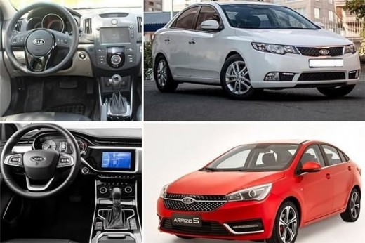 نگاهی گذرا به آریزو 5 جدید و کیا سراتو فول آپشن