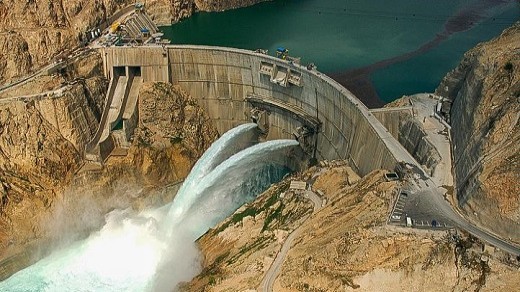 کاهش 44 درصدی ورودی آب به سدهای کشور