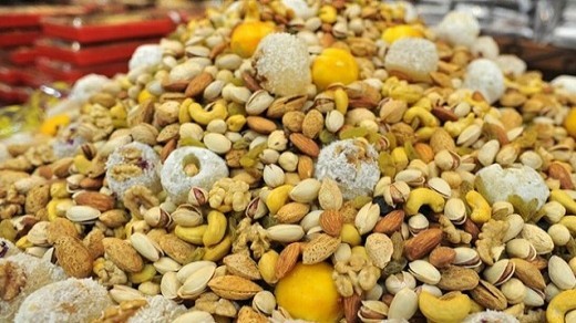 قیمت آجیل شب یلدا از 150 تا 270 هزار تومان