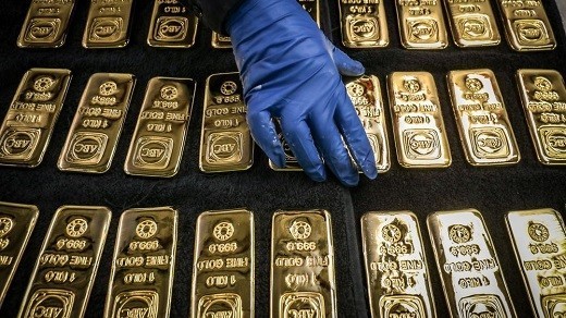 بهای طلا امروز چهارشنبه در بازارهای جهانی