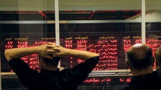 افت 5.5 میلیارد دلاری ارزش بازار سهام تهران