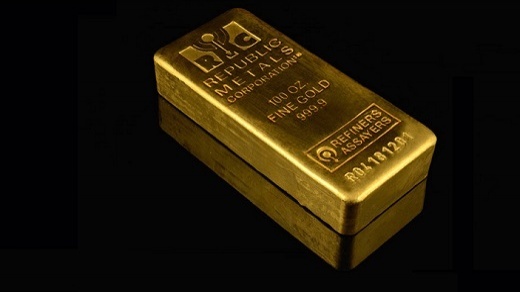 بهای طلا امروز دوشنبه در بازارهای جهانی