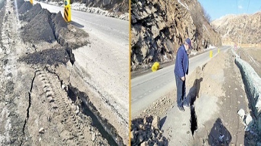 عامل رانش جاده چالوس