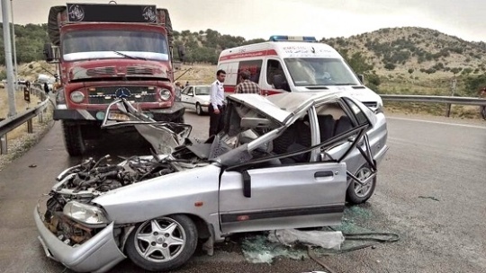 307 هزار میلیارد تومان، خسارت سالانه تصادفات