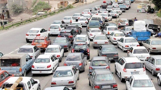 ابرترافیک سفر در هفته تعطیلات