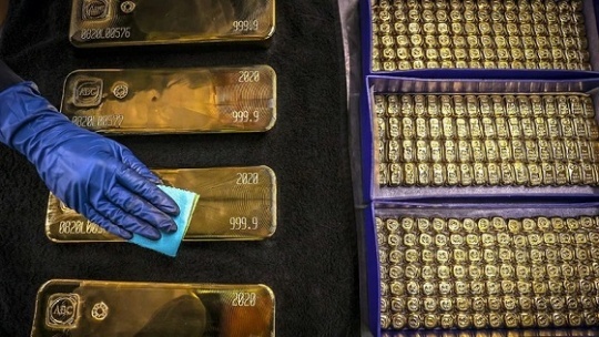 تغییرات ثبت شده در قیمت جهانی طلا