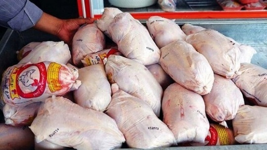 قیمت گوشت مرغ به 55 هزار تومان رسید