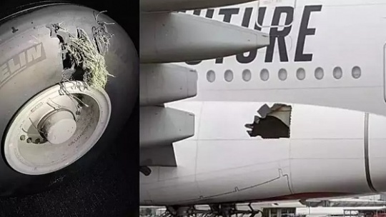 14 ساعت پرواز با حفره‌ای در بدنه هواپیما!