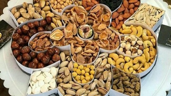 قیمت انواع آجیل و خشکبار در بازار امروز