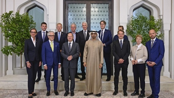 استقبال صدراعظم آلمان از امضا توافق امنیت انرژی با امارات