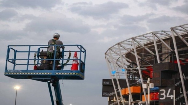 جمع کردن استادیوم فوتبال 974 قطر