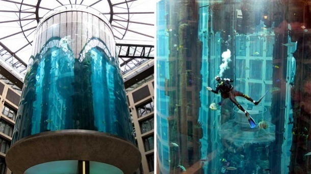 (فیلم) انفجار هولناک بزرگترین آکواریوم برلین