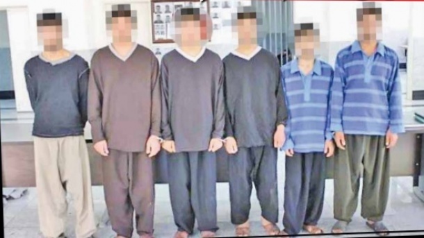 6 مرد متجاوز به یک زن در انتظار اجرای حکم اعدام