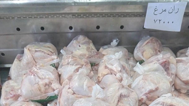 معمای قطعه‌بندی گوشت مرغ